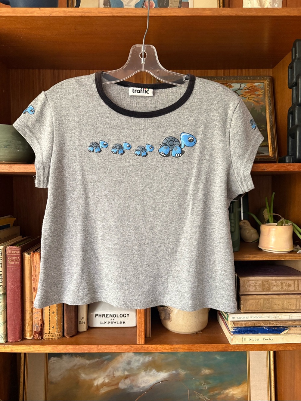Y2K VTG Turtle Baby Tee M